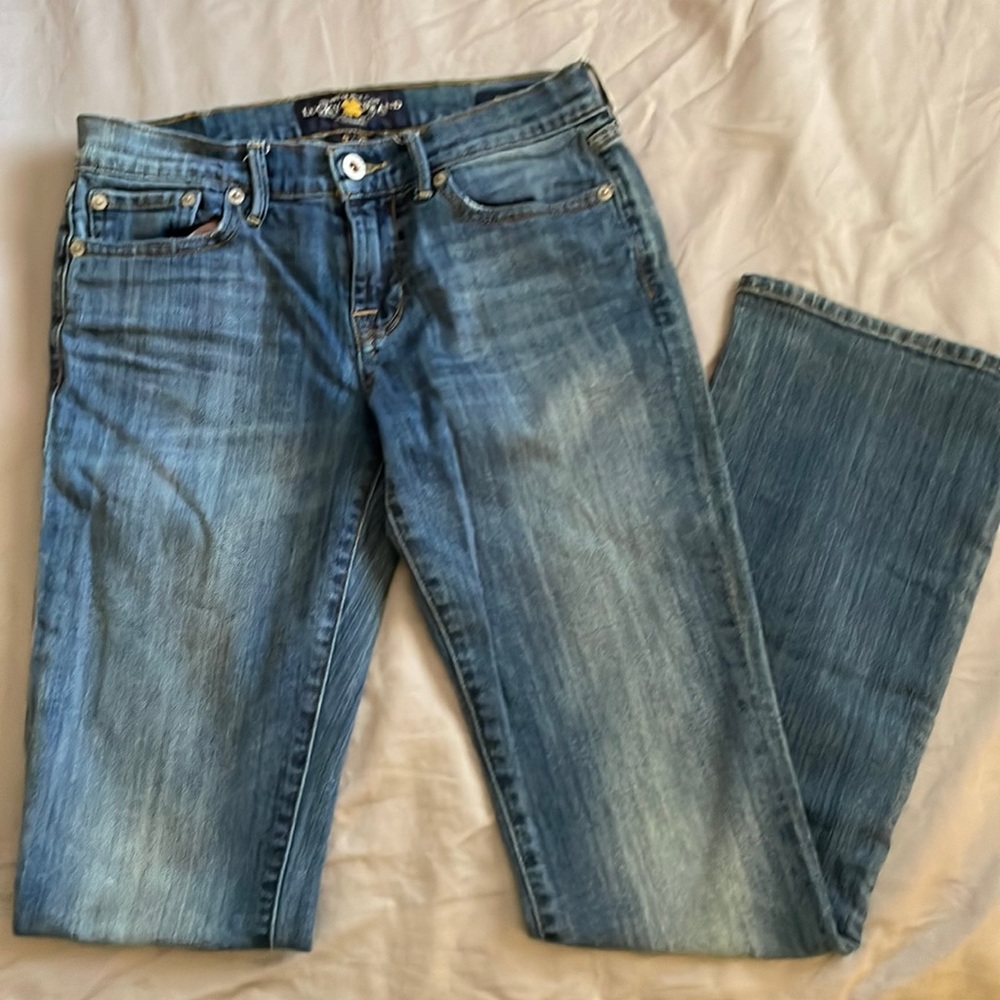Lucky Brand jeans. Sweet’n low style. Boot cut
